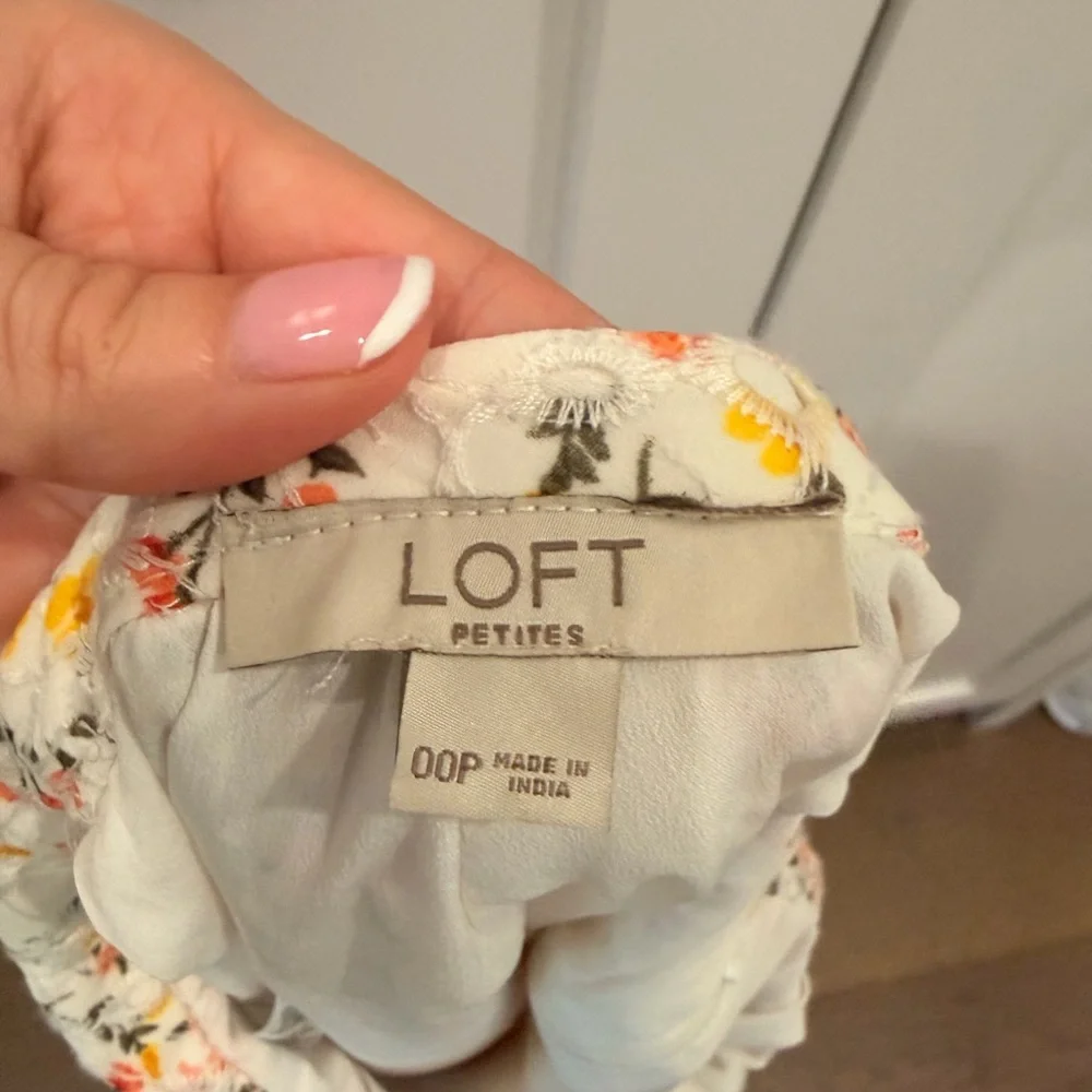LOFT Floral Cream Skirt Set - Picture 9 of 9